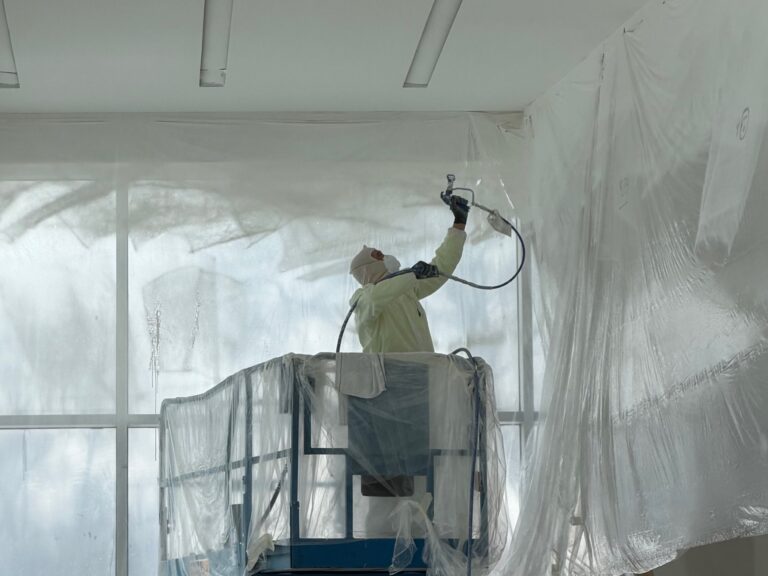 Commercial Acoustic Ceiling Spray