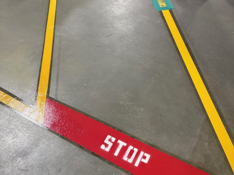 Warehouse Line Striping
